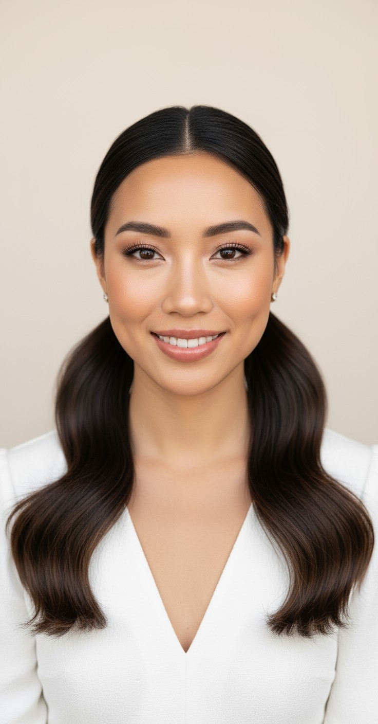 After Double Ponytail